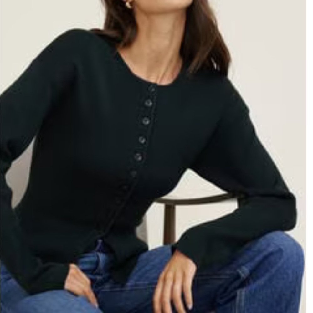 Button-Up Sweater